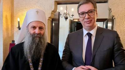 Александр Вучич - Президент Сербии поздравил нового главу СПЦ - newdaynews.ru - Хорватия - Сербия - Белград - Брюссель
