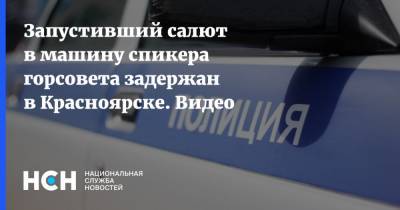 Ирина Волк - Запустивший салют в машину спикера горсовета задержан в Красноярске. Видео - nsn.fm - Иркутская обл. - Красноярск