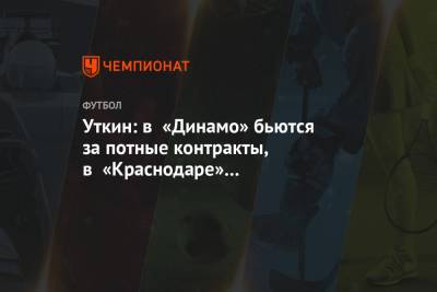 Василий Уткин - Уткин: в «Динамо» бьются за потные контракты, в «Краснодаре» эта мотивация отсутствует - championat.com - Краснодар - Загреб