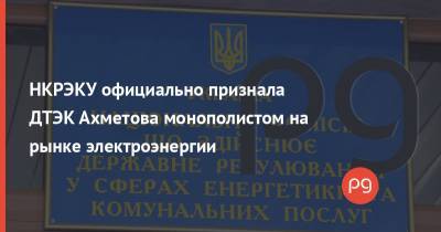 Ринат Ахметов - НКРЭКУ официально признала ДТЭК Ахметова монополистом на рынке электроэнергии - thepage.ua