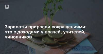 Зарплаты приросли сокращениями: что с доходами у врачей, учителей, чиновников - news.tut.by