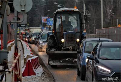 В Мурино изменили схему движения у выезда на КАД - online47.ru - Санкт-Петербург