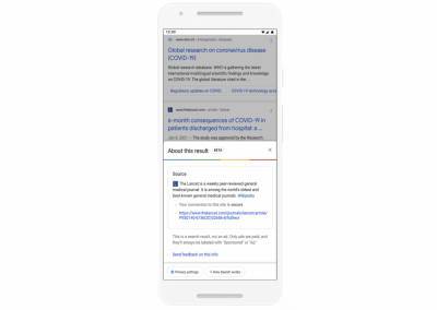 Google добавила в функцию более детальной проверки сайтов в поисковой выдаче - itc.ua
