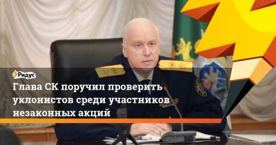 Алексей Навальный - Александр Бастрыкин - Александр Родионов - ГлаваСК поручил проверить уклонистов среди участников незаконных акций - ridus.ru - 23 Января
