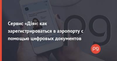 Сервис «Дія»: как зарегистрироваться в аэропорту с помощью цифровых документов - thepage.ua