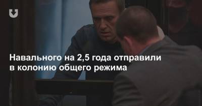 Алексей Навальный - Навального на2,5 года отправили в колонию - news.tut.by