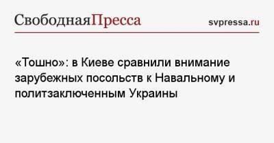 Алексей Навальный - Виктор Янукович - «Тошно»: в Киеве оценили внимание зарубежных посольств к Навальному - svpressa.ru - Киев