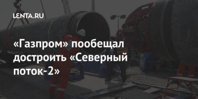 Сергей Лавров - Фамил Садыгов - «Газпром» пообещал достроить «Северный поток-2» - smartmoney.one - Россия
