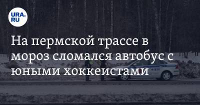 На пермской трассе в мороз сломался автобус с юными хоккеистами - ura.news - Екатеринбург - Пермь - Свердловская обл.