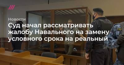 Игнат Артеменко - Суд начал рассматривать жалобу Навального на замену условного срока на реальный - tvrain.ru - Москва - Швеция - Литва - Финляндия