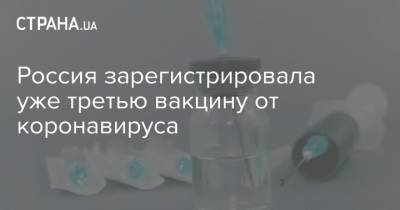 Михаил Мишустин - Россия зарегистрировала уже третью вакцину от коронавируса - strana.ua