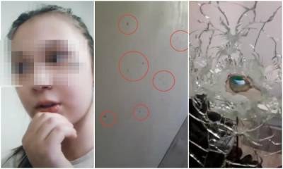 «Вот эта дырка, через которую пришла смерть к моей доче». Отец застреленной девочки показал место трагедии - gubdaily.ru - Чита