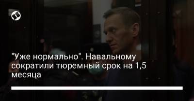 Ив Роше - "Уже нормально". Навальному сократили тюремный срок на 1,5 месяца - liga.net