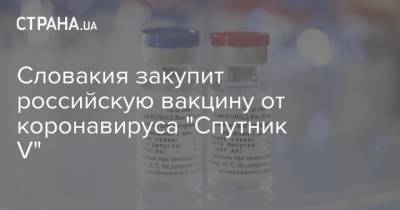 Кирилл Дмитриев - Словакия закупит российскую вакцину от коронавируса "Спутник V" - strana.ua - Россия - Словакия - Братислава - Премьер-Министр