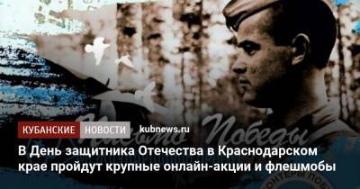 В День защитника Отечества в Краснодарском крае пройдут крупные онлайн-акции и флешмобы - kubnews.ru - Краснодарский край