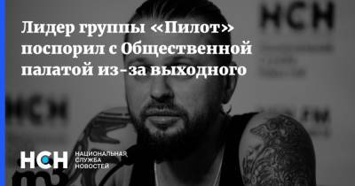 Лидер группы «Пилот» поспорил с Общественной палатой из-за выходного - nsn.fm