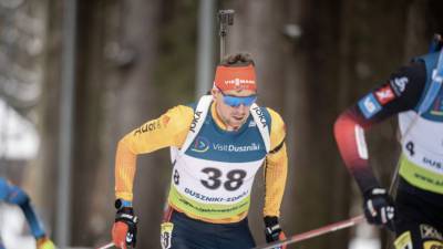 Никита Поршнев - Руслан Ткаленко - Немецкий биатлонист Наврат победил в спринте на этапе Кубка IBU, Поршнев — девятый - russian.rt.com