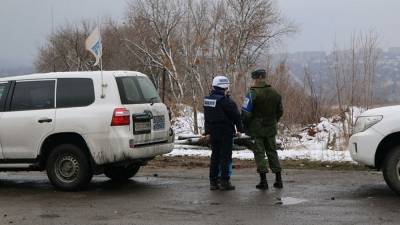Вблизи Донецка чуть не подорвался патруль наблюдателей ОБСЕ - anna-news.info - ДНР - Донецк - Донбасс