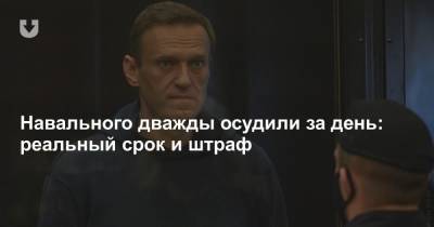 Алексей Навальный - Навального дважды осудили за день: реальный срок и штраф - news.tut.by - Москва - Россия