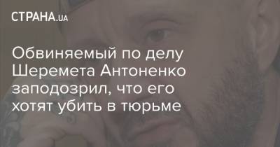 Павел Шеремет - Андрей Антоненко - Обвиняемый по делу Шеремета Антоненко заподозрил, что его хотят убить в тюрьме - strana.ua