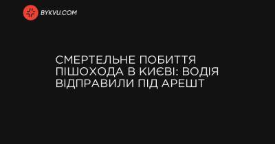 Смертельне побиття пішохода в Києві: водія відправили під арешт - bykvu.com - Украина - Азербайджан