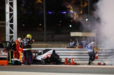 Роман Грожан - Видео: Авария Грожана средствами компьютерной анимации - f1news.ru - Бахрейн