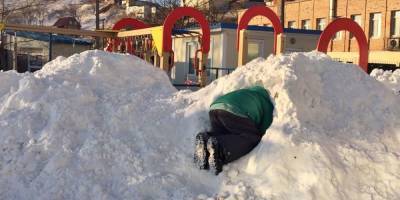 Во Львове автовор 10 минут прятался от полицейских в сугробе - sharij.net - Львов - Львовская обл.