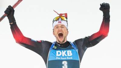 Александр Логинов - Майя Фийон - Йоханнес Дале - Российские биатлонисты не смогли завоевать медали в масс-старте на ЧМ - 5-tv.ru - Норвегия - Словения