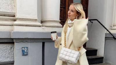 Total look цвета мороженого: Леони Ханне прогулялась в элегантном образе - 24tv.ua