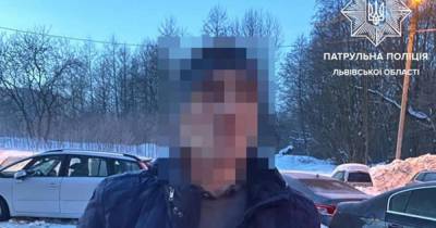 Мужчина попытался скрыться от полиции, зарывшись в снегу - ren.tv - Украина - Львов - Львовская обл.