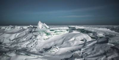 Азовское море близ Бердянска сковало льдом - пользователи сети поделились новыми фото и видео - ТЕЛЕГРАФ - telegraf.com.ua - Запорожская обл. - Бердянск - Азовское Море