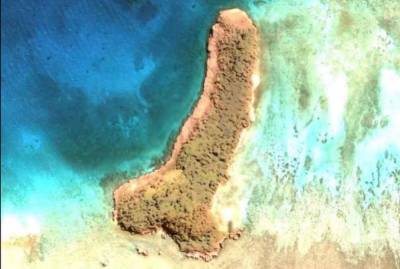 В сервисе Google Earth обнаружили остров в форме пениса - live24.ru - США - Новая Каледония