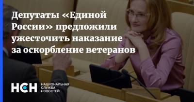 Ирина Яровая - Депутаты «Единой России» предложили ужесточить наказание за оскорбление ветеранов - nsn.fm