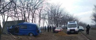 Микроавтобус на скорости слетел с дороги и врезался в бетон, выживших нет: кадры аварии - odessa.politeka.net