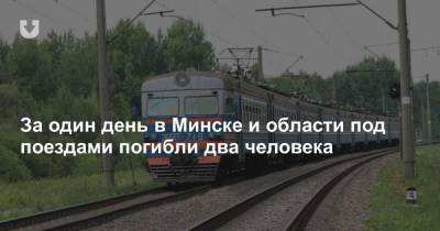 За один день в Минске и области под поездами погибли два человека - news.tut.by - Минск - Светлогорск - Орша