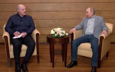 Владимир Путин - Александр Лукашенко - В Сочи Лукашенко записывал слова Путина - korrespondent.net - Россия - Сочи - Белоруссия