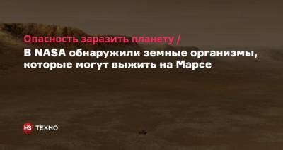 Опасность заразить планету. В NASA обнаружили земные организмы, которые могут выжить на Марсе - nv.ua