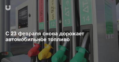 С 23 февраля снова дорожает автомобильное топливо - news.tut.by - Белоруссия