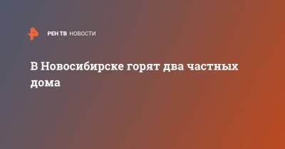 В Новосибирске горят два частных дома - ren.tv - Новосибирск