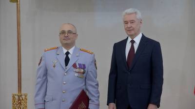 Сергей Собянин - Собянин вручил премии Москвы в области обеспечения безопасности - tvc.ru - Москва