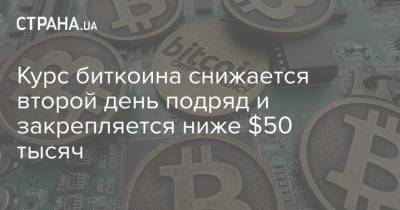 Илон Маск - Курс биткоина снижается второй день подряд и закрепляется ниже $50 тысяч - strana.ua - Киев - Аргентина