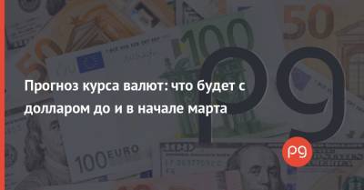 Прогноз курса валют: что будет с долларом до и в начале марта - thepage.ua