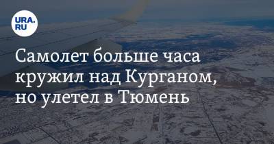 Самолет больше часа кружил над Курганом, но улетел в Тюмень - ura.news - Москва - Тюмень - Курган