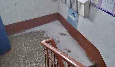 В Ишиме буран, снег выпал даже в подъездах домов - nashgorod.ru - Ишим
