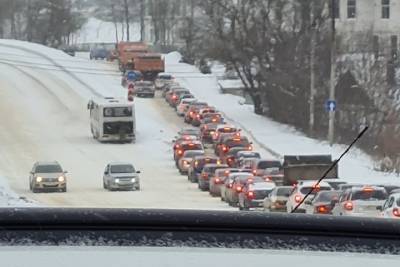 Смоленск и въезды в город стали в пробках - mk-smolensk.ru - Москва - Смоленск