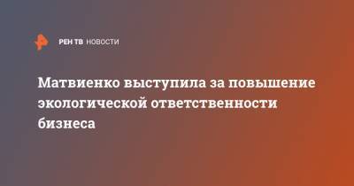 Михаил Мишустин - Валентин Матвиенко - Валентина Матвиенко - Совфеда Валентина Матвиенко - Матвиенко выступила за повышение экологической ответственности бизнеса - ren.tv - Россия - Норильск