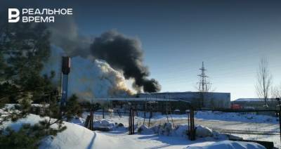 В Челнах на складе керамической плитки произошел пожар - realnoevremya.ru - респ. Татарстан - Набережные Челны