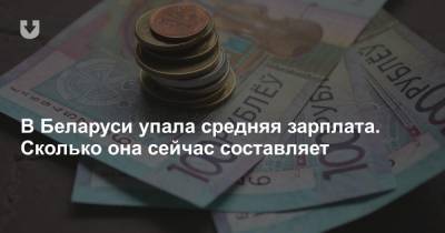 В Беларуси упала средняя зарплата. Сколько она сейчас составляет - news.tut.by