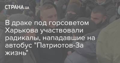 Илья Кива - В драке под горсоветом Харькова участвовали радикалы, нападавшие на автобус "Патриотов-За жизнь" - strana.ua - Харьков