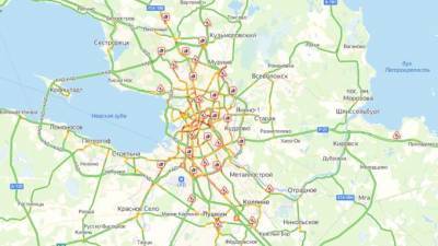 Дорожную ситуацию в Петербурге вечером в четверг оценили в 8 баллов - piter.tv - Санкт-Петербург
